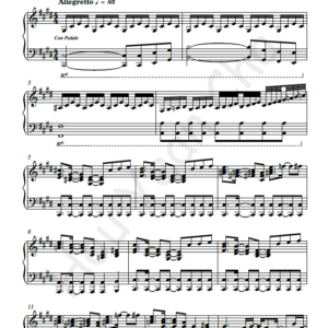 TVB Blue Veins Theme Song Piano Sheet