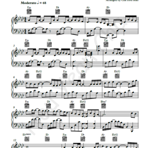 TVB Dead Wrong Sub-Theme Song Piano Sheet