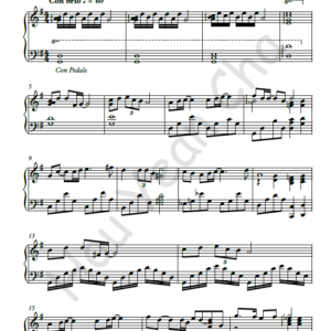 TVB Limelight Years Theme Song Piano Sheet